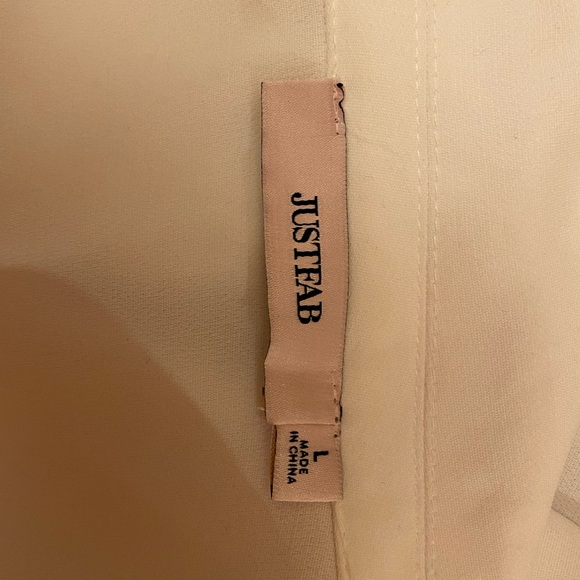 White Blazer with Lace Up Back - Picture 4 of 4